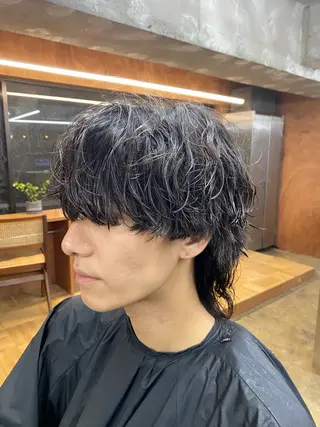 カラー パーマ ヘアアレンジ メンズ メンズ特化酒井翔太 /メンズカット/名駅のヘアスタイル