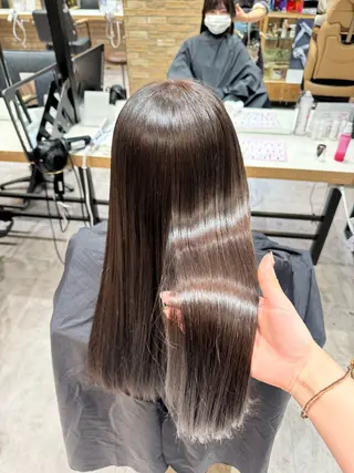 ロング Miyuu🎀カラー ・束感マツエク👀✨のマツエク・マツパデザイン