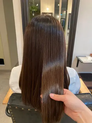 セミロング 🎀クロスパーマ/ ボブ🎀MOMONAのヘアスタイル