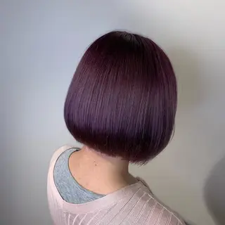ショート カラー 早稲田/ショート/ 髪質改善/艶カラーのヘアスタイル
