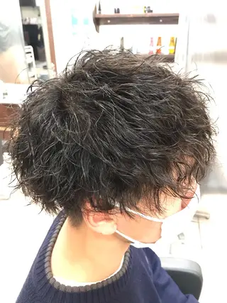 パーマ メンズ 透明感韓国ヘア♡ みつきのヘアスタイル