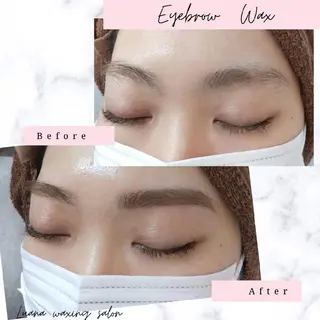アイブロウ Luana wax 🐚根本のエステ・リラクイメージ