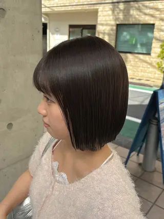 ショート カラー ツヤカラー🫧Sae ネイルモデル募集中のヘアスタイル