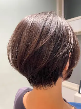 ショート くびれミディアム/似 合わせ/鎌倉/edAのヘアスタイル