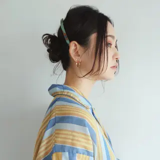 ミディアム カラー ヘアアレンジ 髪質改善カラー/ボブ 🌻Mutsumiのヘアスタイル
