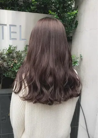 セミロング カラー 矢野 晃平のヘアスタイル