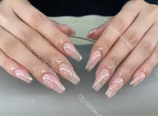 ネイル 神田 ココナッツのネイルデザイン