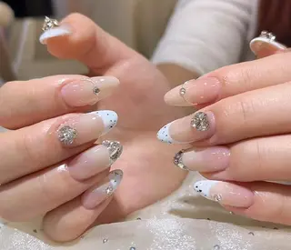 ネイル By moonネイル 🌷ワンホン/韓国風のネイルデザイン