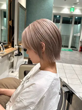 ショート カラー Ash日暮里 /momijiのヘアスタイル