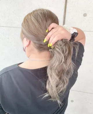 ロング 福森 みずきのヘアスタイル