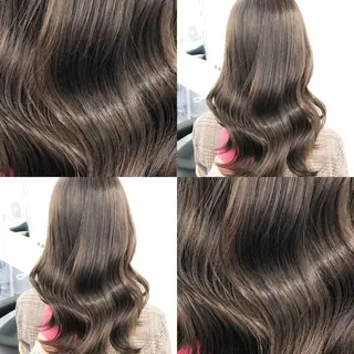 ロング カラー ハイトーン×レイヤー カットTAKUMIのヘアスタイル