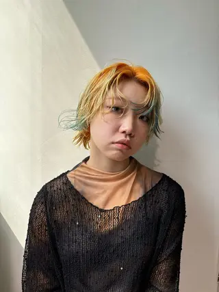 ショート カラー 🟧オシャレ女子多数 アツシ🟧のヘアスタイル