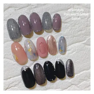 ミディアム ネイル 👑enen style👑のネイルデザイン
