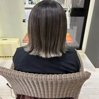 ミディアム ママ美容師 ＊ヒマワリのヘアスタイル