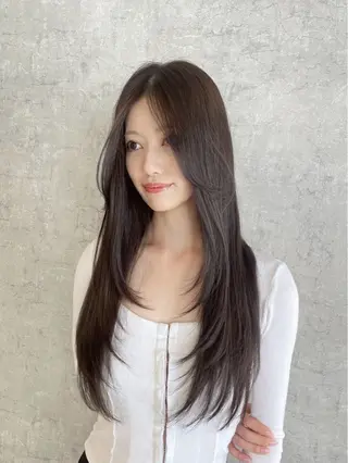 ロング トレンド韓国レイヤー 🇰🇷のんのヘアスタイル