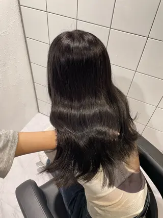 ロング カラー 表参道♡暗髪♡ 艶カラー♡アユミのヘアスタイル