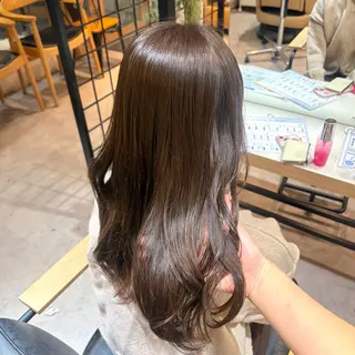 セミロング カラー レイヤー/nail COCOROのヘアスタイル