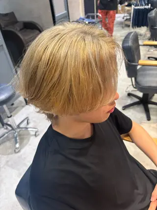 ミディアム カラー メンズ メンズ専門/阿部修士 カットモデル募集中のヘアスタイル