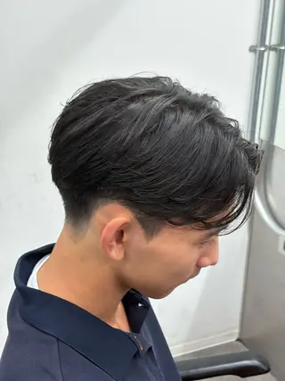 ミディアム カラー パーマ メンズ 🔥最強メンズ特化/ パーマの達人🔥風見のヘアスタイル