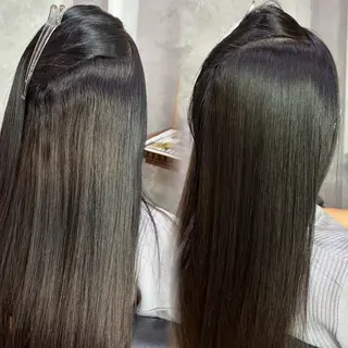 ロング 美髪矯正×レイヤー 松田空優哉のヘアスタイル