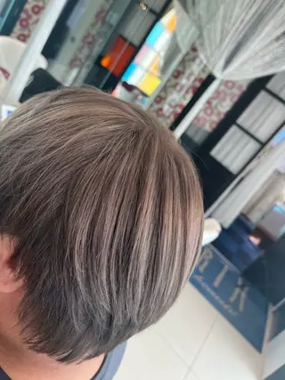 カラー メンズ メッセのみ受付 うえはらのヘアスタイル