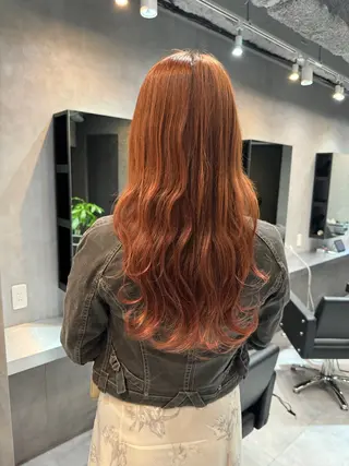 ロング 坂谷 BUCKS/縮毛矯正のヘアスタイル