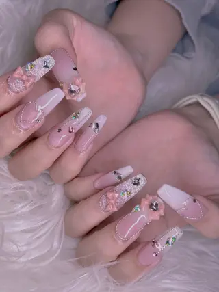 ネイル 長さだし専門店 M2　rikaのネイルデザイン