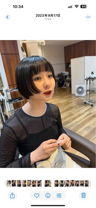 ショート 池田理紗/ bob/メンズカットのヘアスタイル