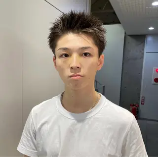 ショート カラー パーマ メンズ 🔥メンズ 特化🔥菊水皐暉🔥のヘアスタイル