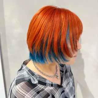 カラー デザインカラー/パー マ🦖外岡咲希🦖のヘアスタイル