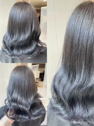 カラー ハイトーン×レイヤー カットTAKUMIのヘアスタイル