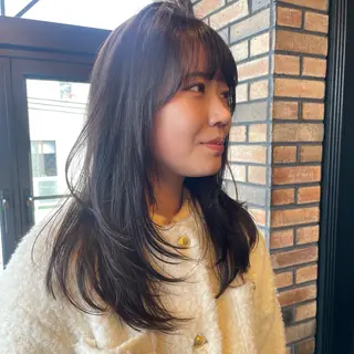 セミロング カラー Henrietta(吉祥寺)所属・Rinka‪☀️ /Henriettaのヘアスタイル