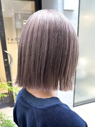 ショート カラー パーマ ヘアアレンジ メンズ ササキカズマ〻透明感 〻色落ち〻赤み消しのヘアスタイル