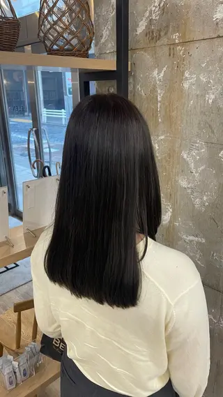 カラー カラー&縮毛 kotojiのヘアスタイル