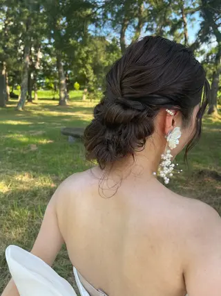 ロング ヘアアレンジ 中堀 遥のヘアスタイル