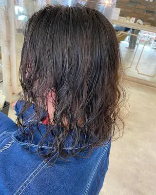 ロング メンズ 似合わせパーマ 渡辺尚暉のヘアスタイル