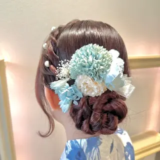 ロング ヘアメ🎀推しカラー 🥣横浜/しほ🧸のヘアスタイル