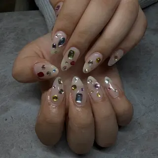 ネイル IROHA NAIL Kurumi🪽🫧のネイルデザイン