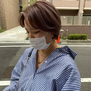 ショート カラー ハイトーン/デザイン hirokiのヘアスタイル