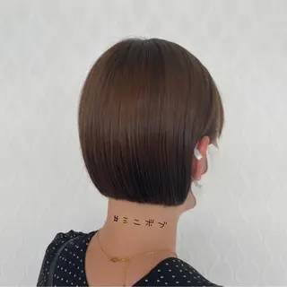 ショート 顔周りカット/透明感 カラー🤍大塚蛍のヘアスタイル