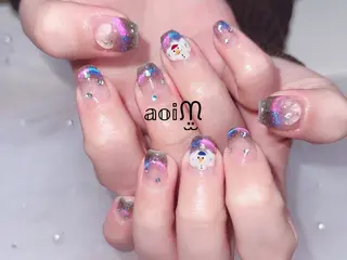 ネイル 葵うさぎ AIのネイルデザイン