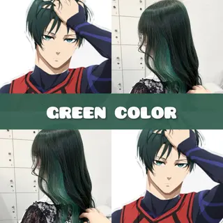 ロング カラー りん🌷︎名古屋 ブリーチカラーのヘアスタイル