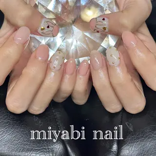 ネイル miyabi nail 桂川駅近くのネイルデザイン