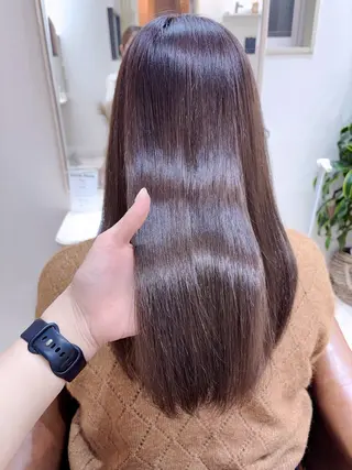 ロング カラー a-o横浜所属・村山 茉衣のヘアスタイル