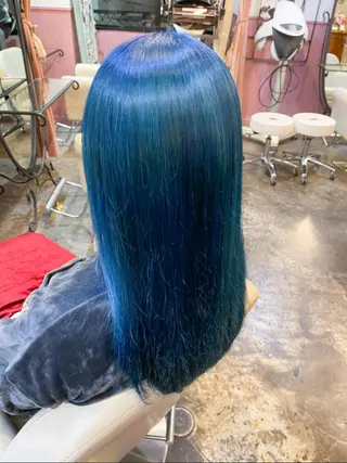 セミロング カラー パーマ ヘアアレンジ 表参道Lise おおいしおりのヘアスタイル