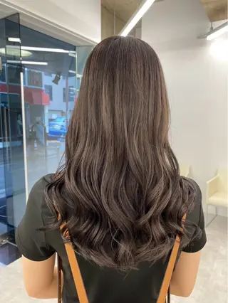 ロング 韓国 /透明感/サキナのヘアスタイル