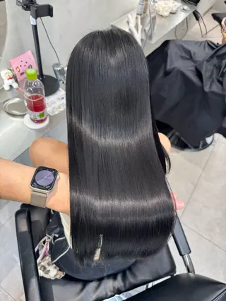 ロング カラー ヘアアレンジ ONYX【オニキス】所属・韓国レイヤーカット/ 髪質改善/郷家拓斗のヘアスタイル