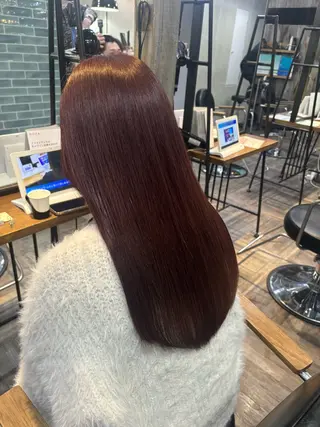 ロング カラー 村本 優依のヘアスタイル