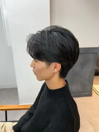 ショート パーマ メンズ ウルフカット/パーマ mayo🌛🌀のヘアスタイル