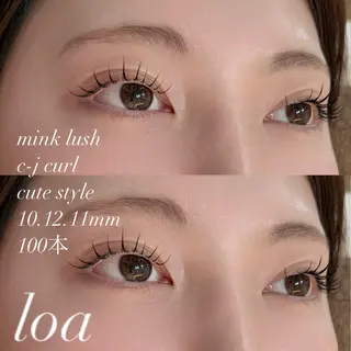 マツエク・マツパ loa🦋/幸町店/ 賀谷佳美のマツエク・マツパデザイン